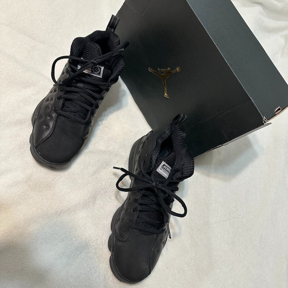 Kids Girls Black 6.5 Jordan Jumpman Team II BG